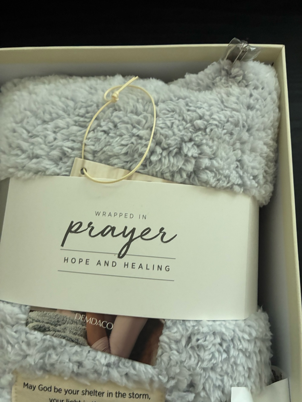Demdaco Wrapped in Prayer Blanket—Hope and Healing